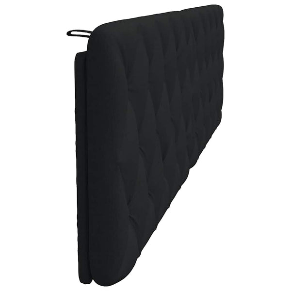 vidaXL Headboard Cushion Black 200 cm Fabric