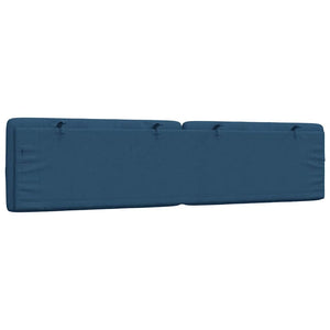 vidaXL Headboard Cushion Blue 200 cm Fabric