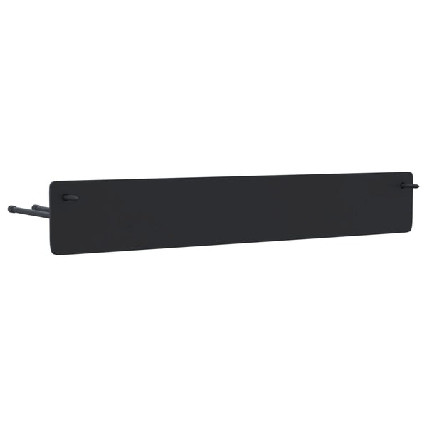 Gerätehalter Wandmontage Schwarz 4er Set