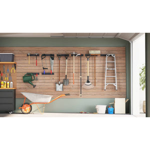 Gerätehalter Wandmontage, 8er Set, Schwarz