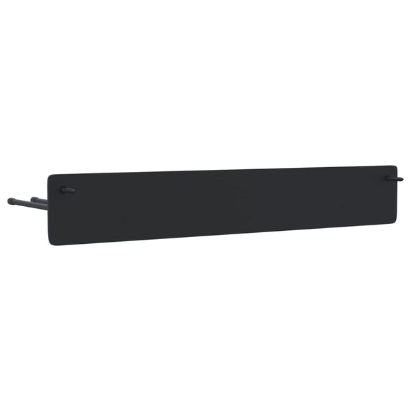 Gerätehalter Wandmontage, 8er Set, Schwarz