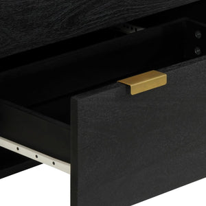 vidaXL Sideboards 2 pcs. Black 60x33x75 cm Engineered Wood