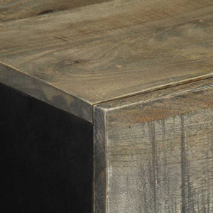 vidaXL Sideboards 2 pcs. Light Gray 60x33.5x75 cm Solid Mango Wood