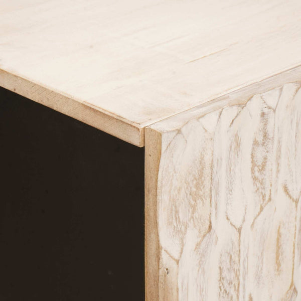 vidaXL Sideboard 3 pcs White Washed Finish 180 x 33 x 75 cm