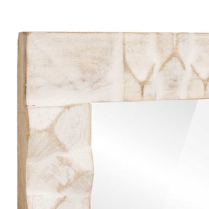 vidaXL Bathroom Sets White Washed Finish Solid Mango Wood