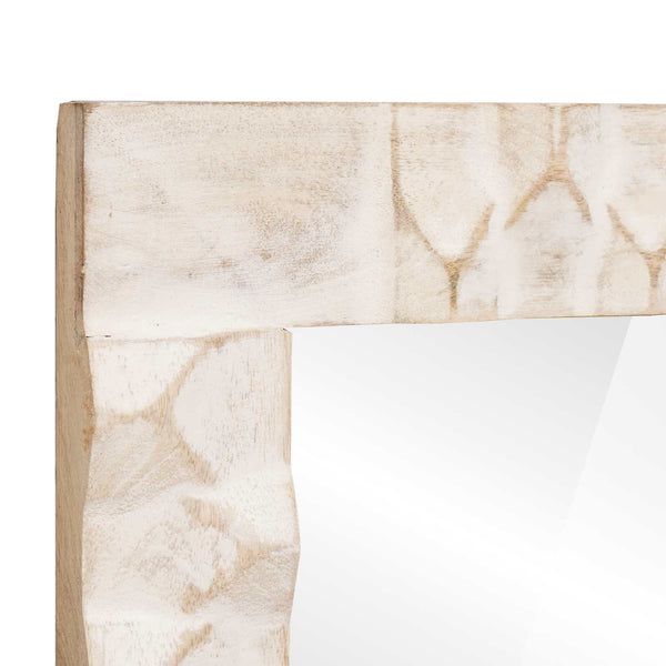 vidaXL Bathroom Sets White Washed Finish Solid Mango Wood
