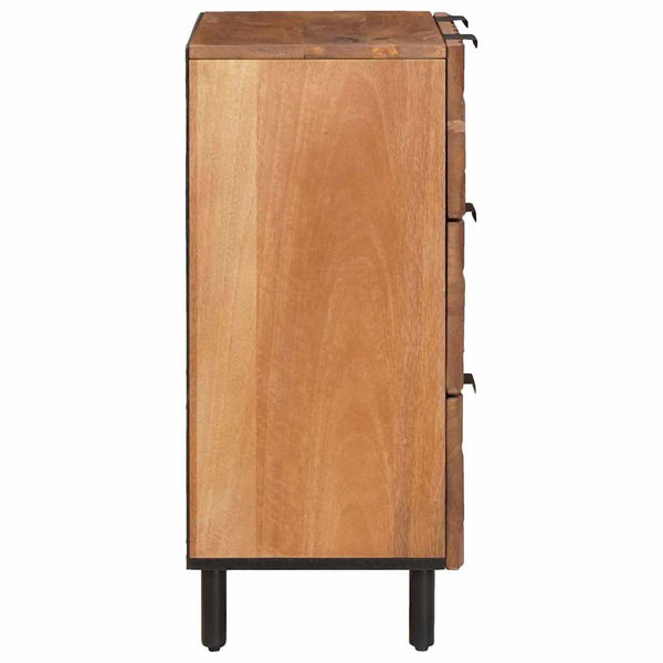 vidaXL Sideboard 2 pcs Acacia Brown Finish 60 x 33 x 75 cm