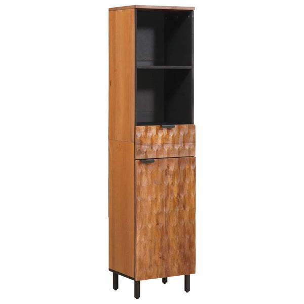 vidaXL Bathroom Set 5 pcs Acacia Brown Winish Solid Mango Wood