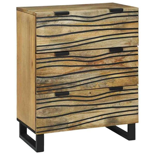 vidaXL Bathroom Furniture Set with Drawers 3 pcs Brown Engineered Wood