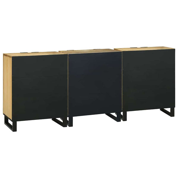 vidaXL Bathroom Furniture Set with Drawers 3 pcs Brown Engineered Wood