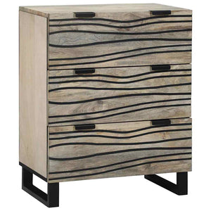vidaXL Bathroom Furniture Set with Drawers 3 pcs White Engineered Wood