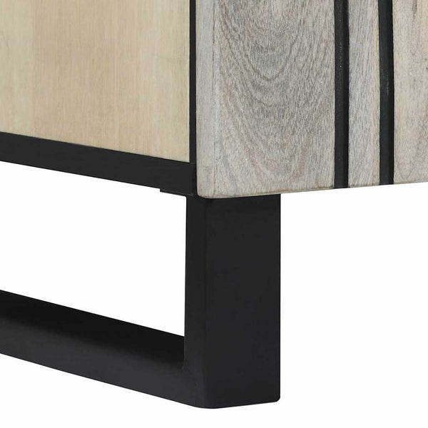 vidaXL Bathroom Furniture Set with Cabinet with Door 2 pcs White Engineered Wood