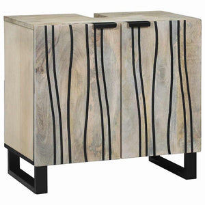 vidaXL Bathroom Furniture Set with Shelf 4 pcs Walnut Brown Engineered Wood
