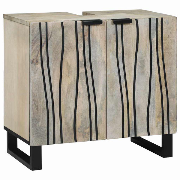 vidaXL Bathroom Furniture Set with Shelf 5 pcs Walnut Brown Engineered Wood