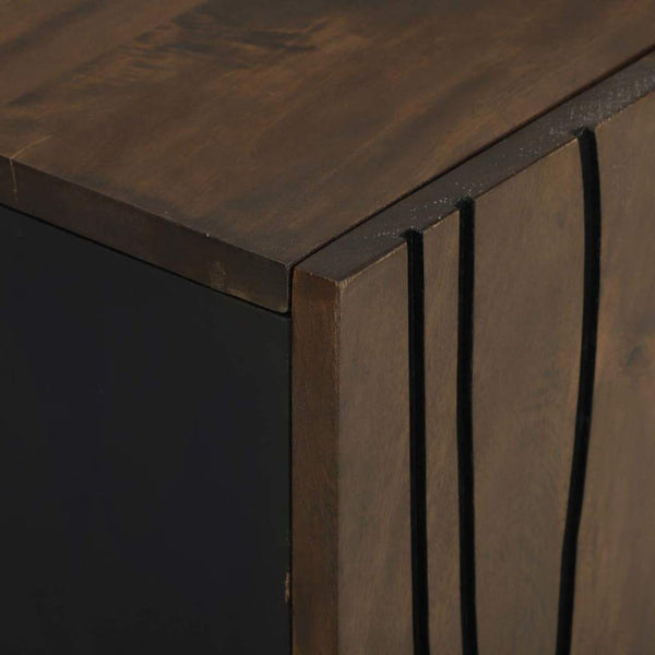 vidaXL Bathroom Furniture Set with Shelf 3 pcs Walnut Brown Engineered Wood