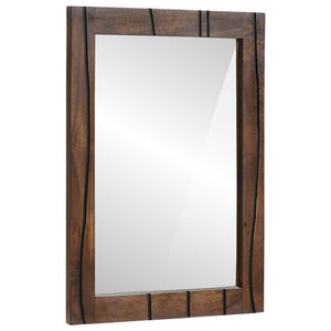 vidaXL Bathroom Furniture Set with Shelf 3 pcs Walnut Brown Engineered Wood