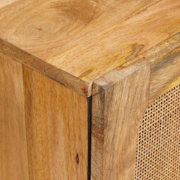 vidaXL Sideboard 3 pcs Brown 180 x 33 x 75 cm Solid Mango Wood
