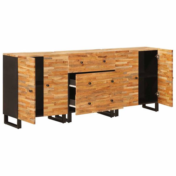 Sideboard Braun Mango Massivholz 60x33x75cm