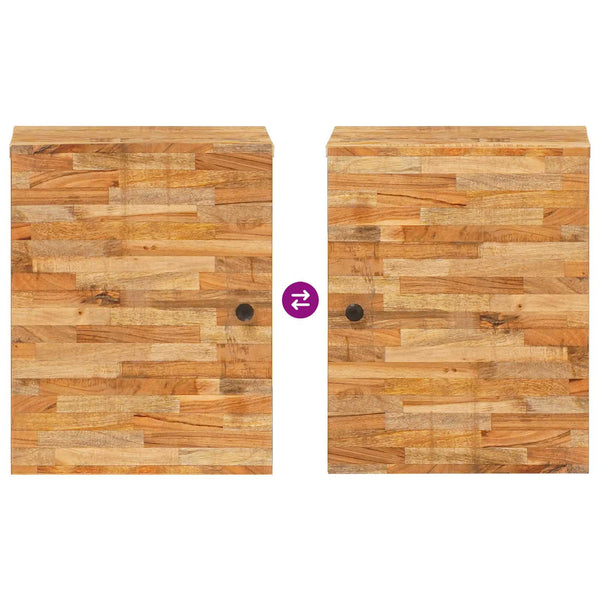 Badezimmer Set Mango Massivholz 5-teilig