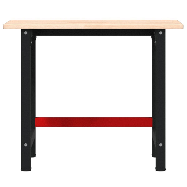 Werkbank Eiche Massivholz 100x60 cm