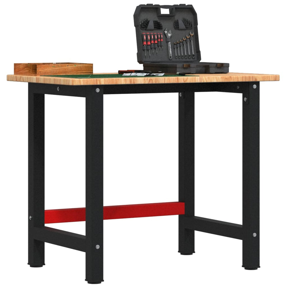 Werkbank Eiche hellbraun 100x60 cm