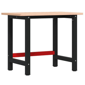 Werkbank Buche Massivholz 100x60 cm