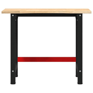 Werkbank Eiche Massivholz 100x60 cm