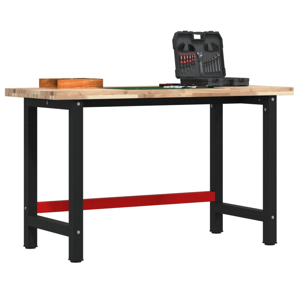 Werkbank Akazie Massivholz 140x60 cm