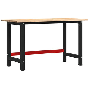 Werkbank Eiche Massivholz 140x60 cm