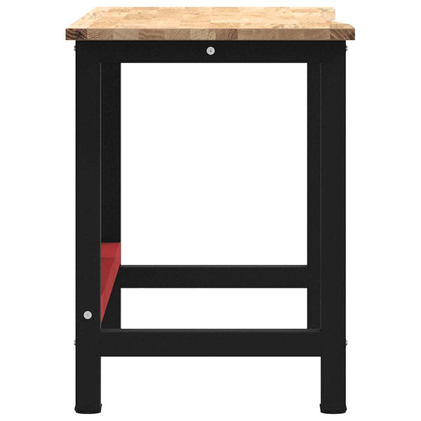 Werkbank Eiche Massivholz 140x60 cm