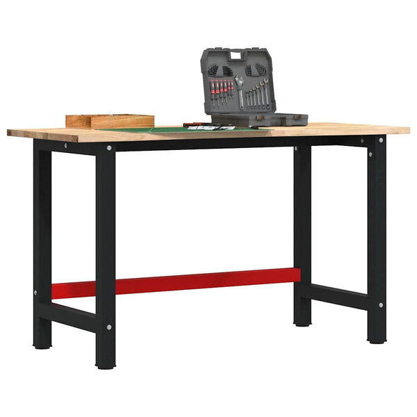 Werkbank Eiche Massivholz 140x60 cm
