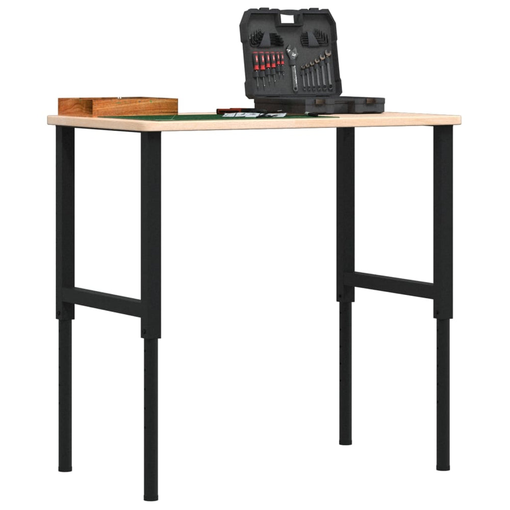 Werkbank Eiche Massivholz 100x60 cm