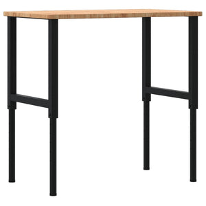Werkbank Eiche hellbraun 100x60 cm