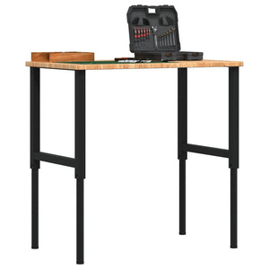 Werkbank Eiche hellbraun 100x60 cm