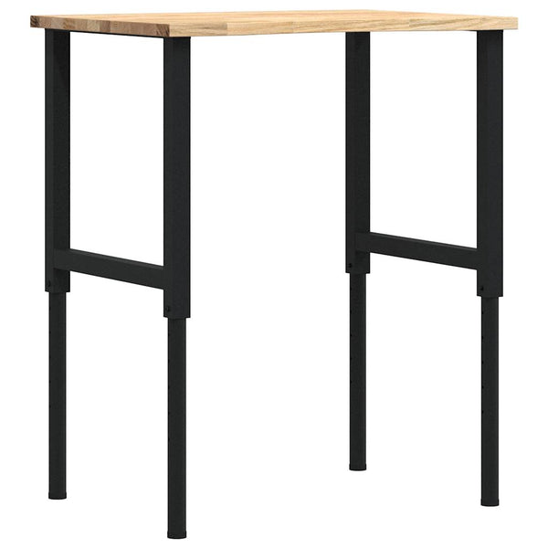 Werkbank Eiche Massivholz, 80x60 cm