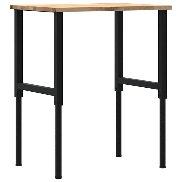 Werkbank Eiche Massivholz, 80x60 cm