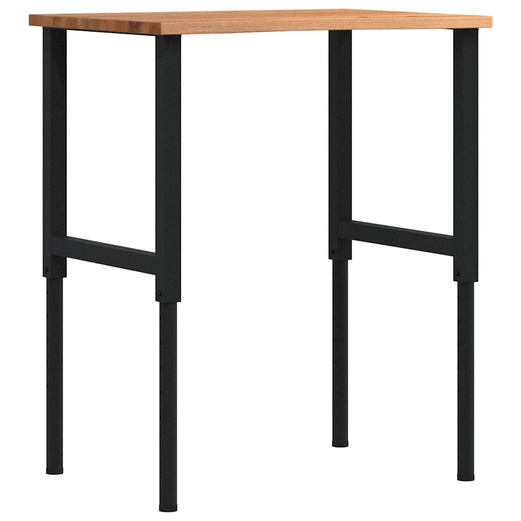 Werkbank Eiche hellbraun, 80 cm