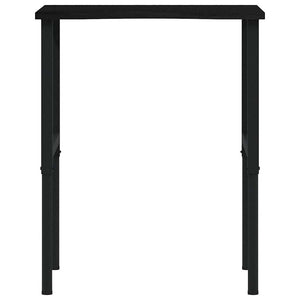 Werkbank Dunkelbraun Eiche Massivholz 80x60 cm