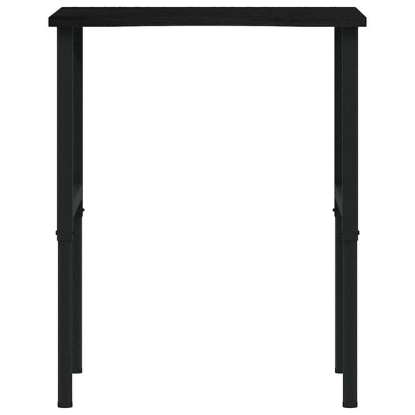 Werkbank Dunkelbraun Eiche Massivholz 80x60 cm