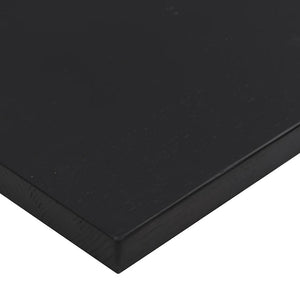 Werkbank Dunkelbraun Eiche Massivholz 80x60 cm
