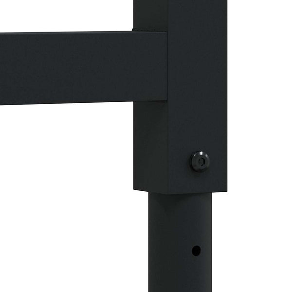 Werkbank Dunkelbraun Eiche Massivholz 80x60 cm