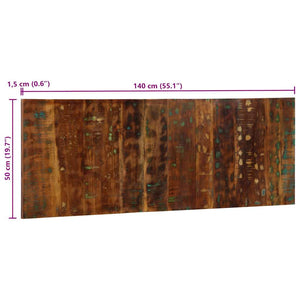 Mehrfarbiges Kopfteil 140 cm Altholz