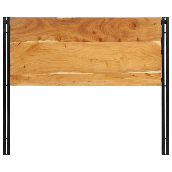 Kopfteil 120 cm Akazie Massivholz & Eisen