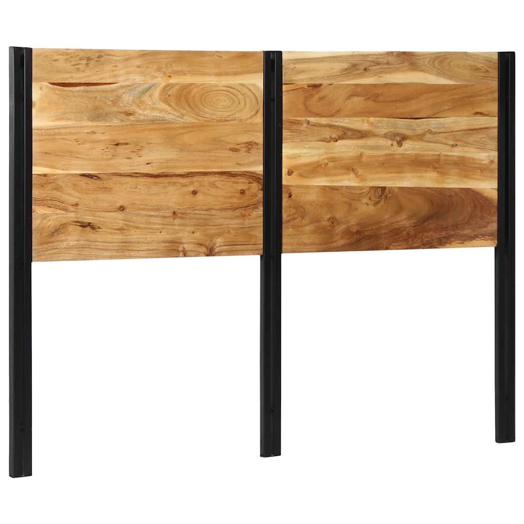 Kopfteil 140 cm Akazie Massivholz & Eisen