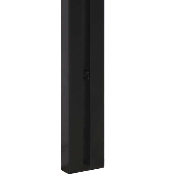 Kopfteil 140 cm Akazie Massivholz & Eisen