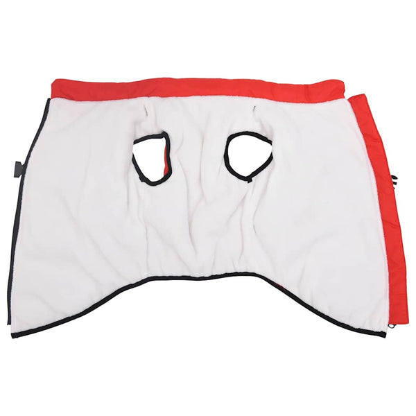 vidaXL Dog Coat with Harness Waterproof Reflective Red L44
