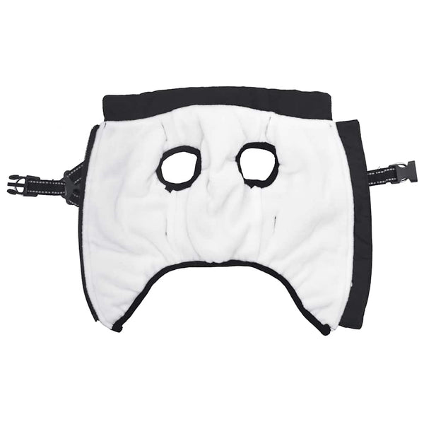 vidaXL Dog Coat with Harness Waterproof Reflective Black L24