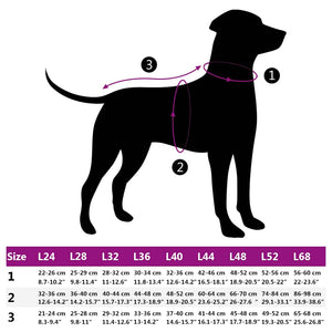 vidaXL Dog Coat with Harness Waterproof Reflective Black L24