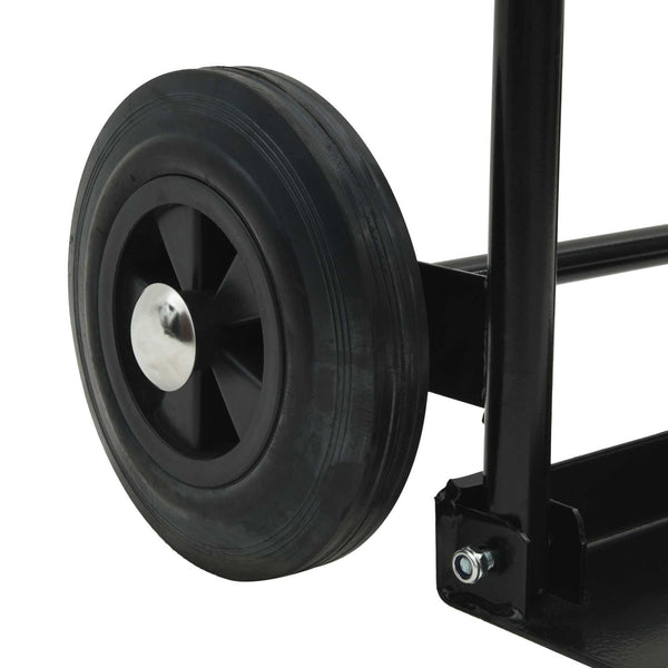 Handwagen Stahl Schwarz Rot 110 cm