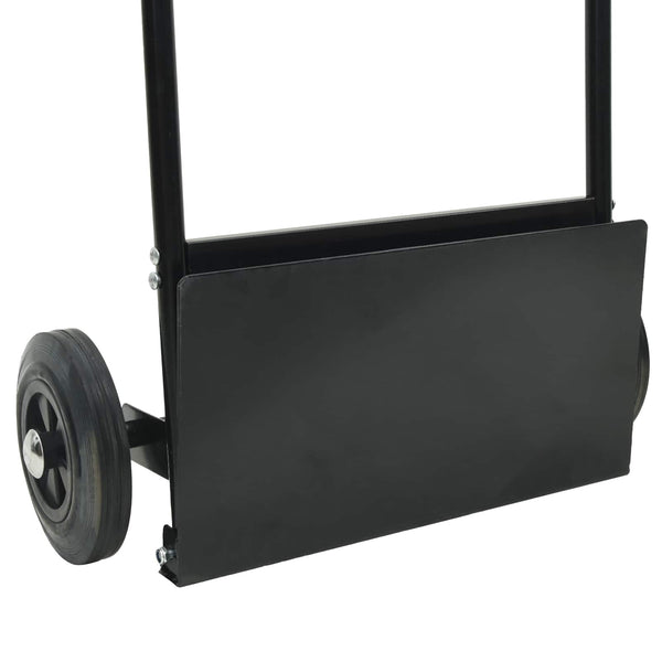 Handwagen Stahl Schwarz Rot 110 cm